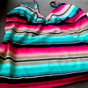 Bikini top turquoise size 12